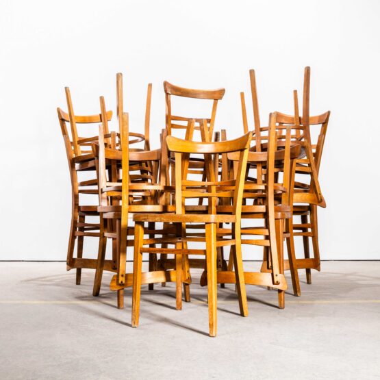 1950’s Honey Café Ton Bentwood Dining Chairs