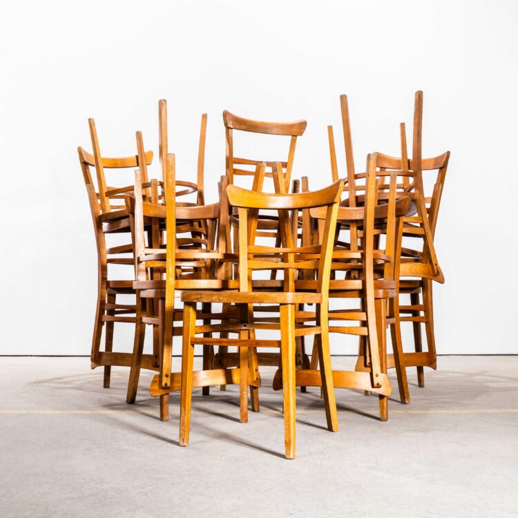 1950’s Honey Café Ton Bentwood Dining Chairs