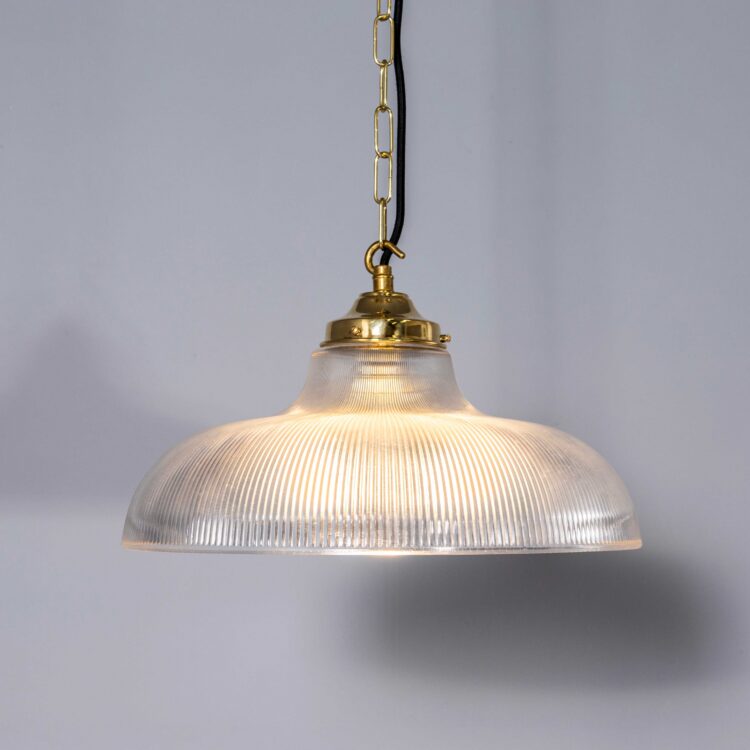 Contemporary Prismatic Glass Pendant Lamp 38cm – Extra Large