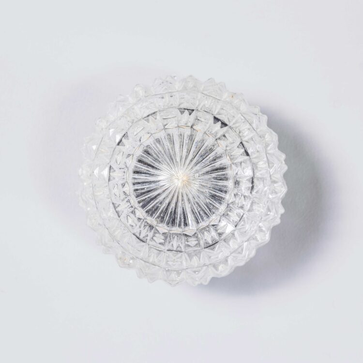 1950’s New Old Stock Opaque Tile Globe Ceiling Or Wall Lamp