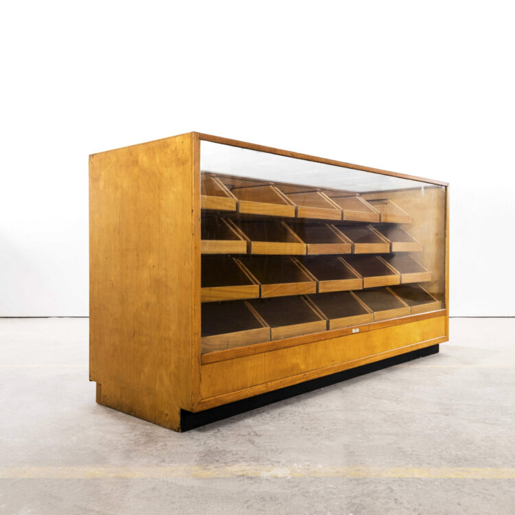 1950’s English Haberdashery Cabinet With Twenty Drawers