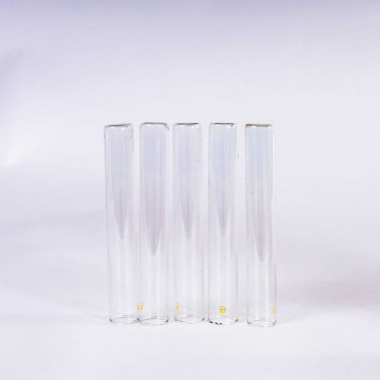 1950’s Glass Laboratory Culture Tubes – Set Of Five