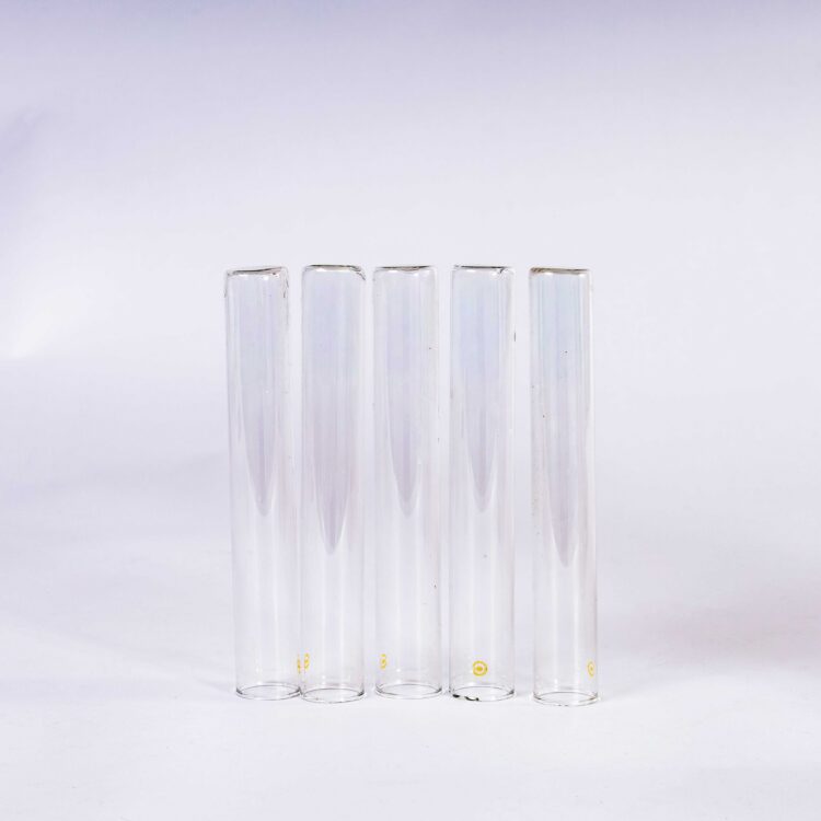 1950’s Glass Laboratory Culture Tubes – Set Of Five