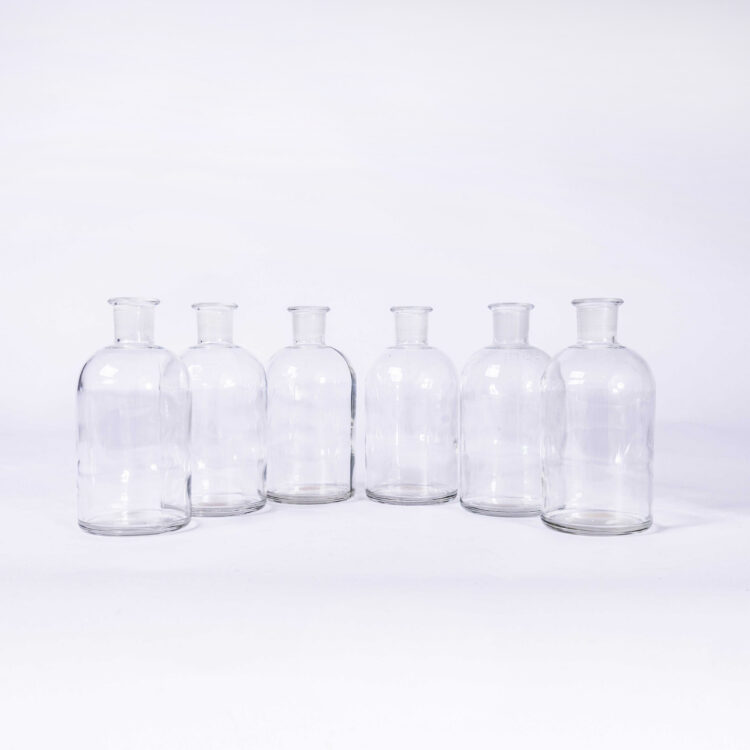 1960’s Vintage Glass Laboratory Flasks – Sulphuric Acid