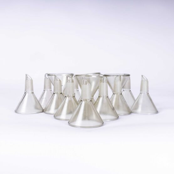 1950’s Small Glass Laboratory Funnels