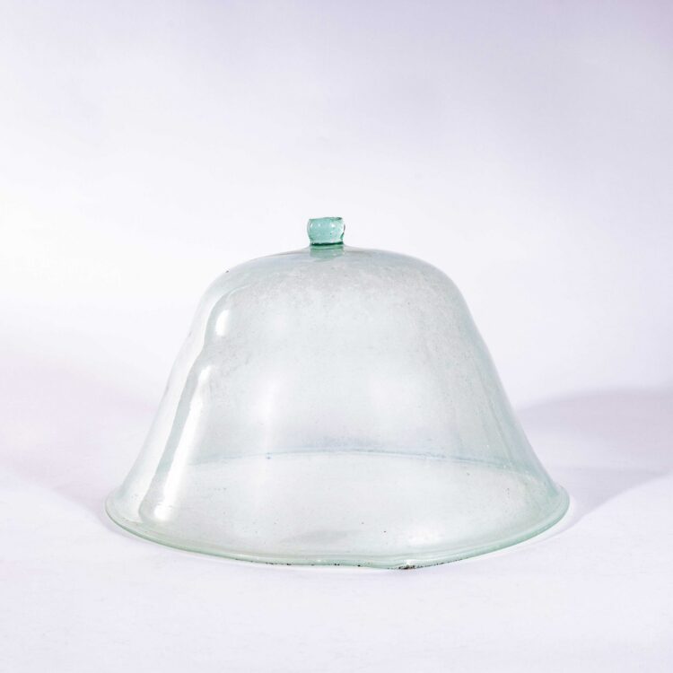 19th Century French Mouth Blown Glass Cloche (5281)