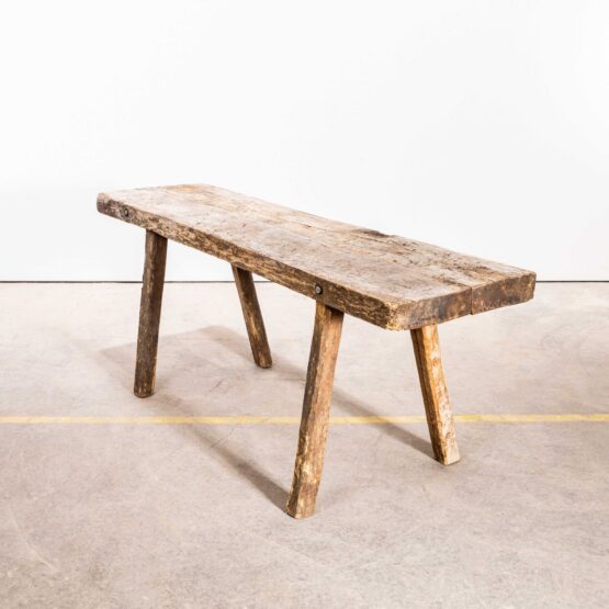1950’s Original Hungarian Butchers Table – Strong Legs