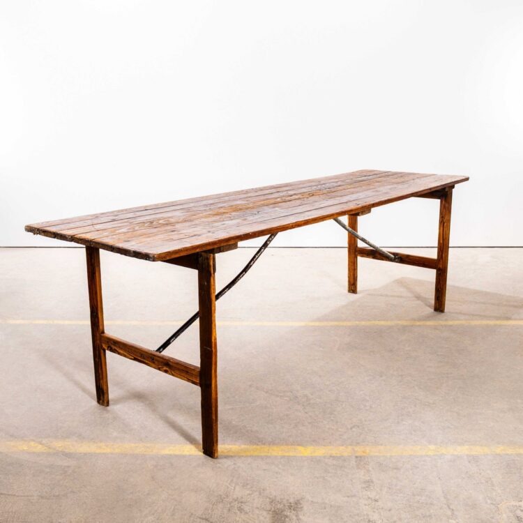 1920’s French Chapel Trestle Dining Table