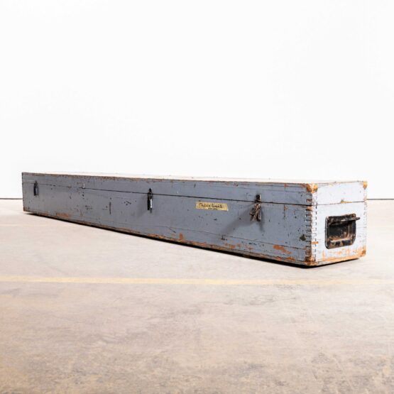 1960’s Large Long Industrial Crate