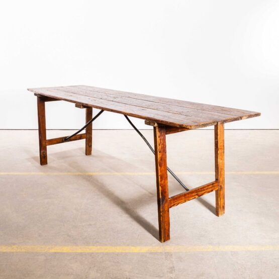 1920’s French Chapel Trestle Dining Table