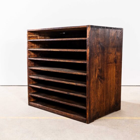 1920’s Original Printers Letterpress Typography Shelving