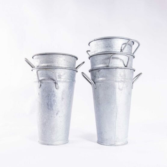 Vintage Flower Buckets