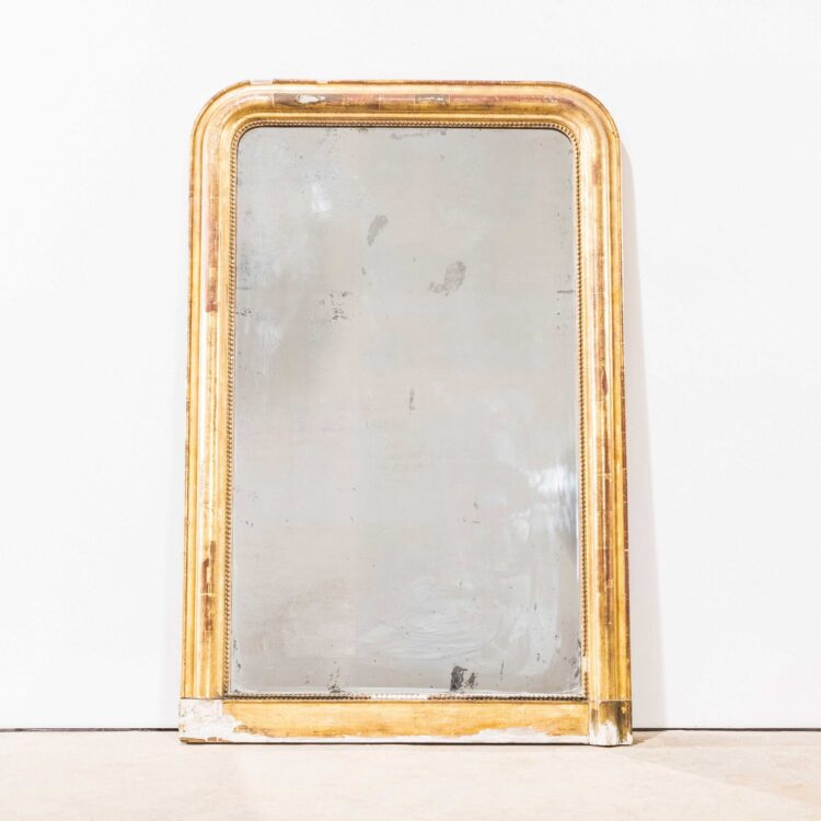 1890’s Original Large Gilt And Gesso French Mirror